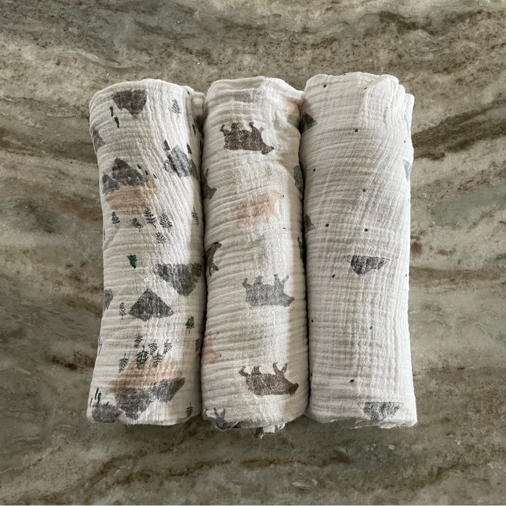 Aden + Anais 100% Cotton Muslin Swaddles